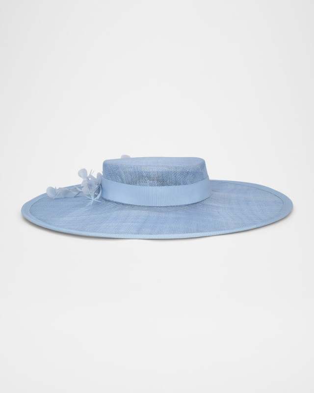Calista Mesh Wide Brim Hat